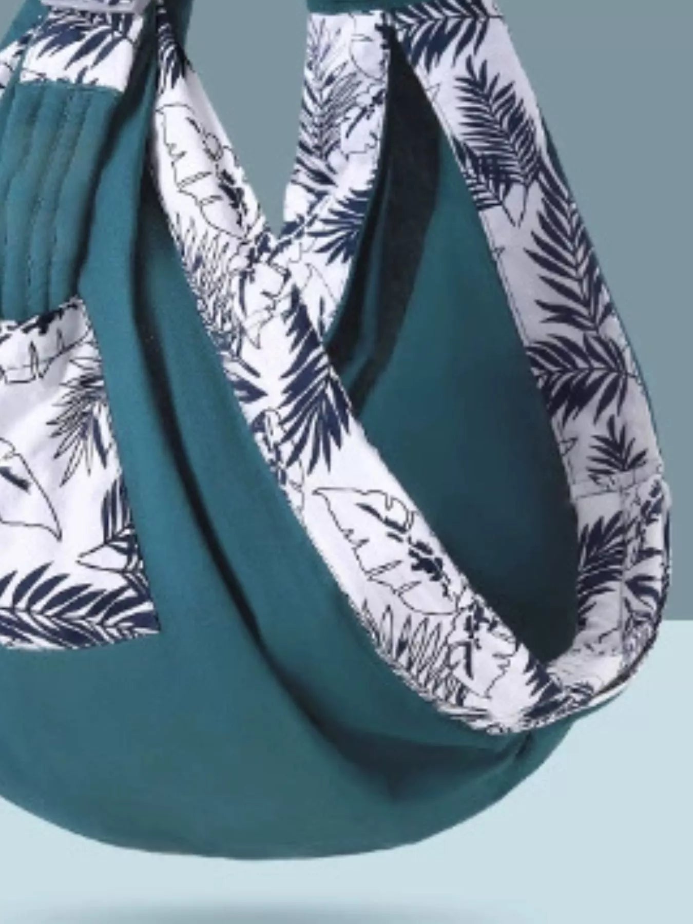 Ergonomic Leaf Print Baby Sling Carrier