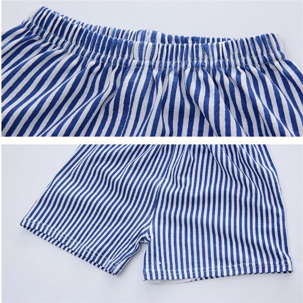 Kids Cartoon T-Shirt & Shorts Set