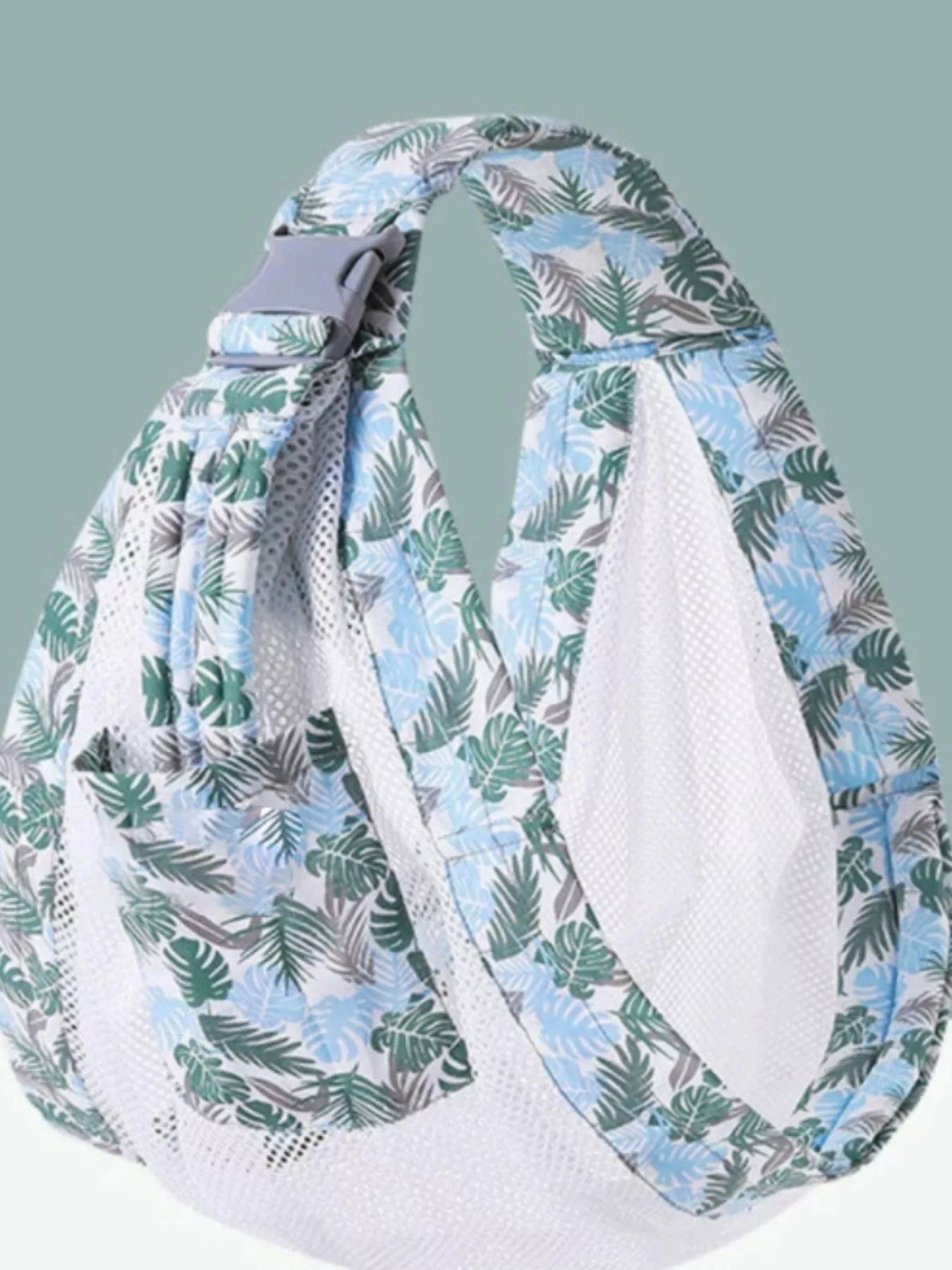 Ergonomic Leaf Print Baby Sling Carrier