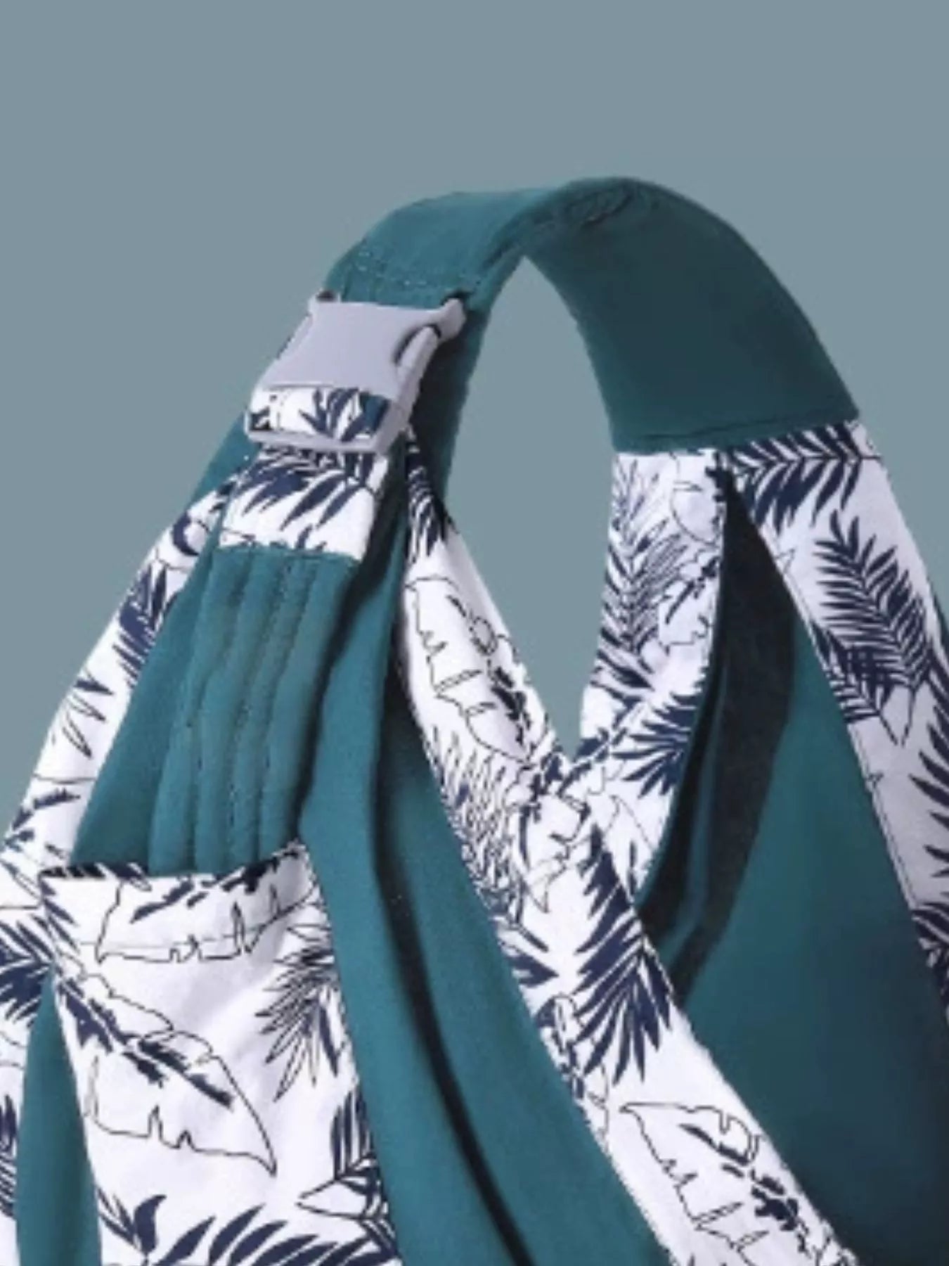 Ergonomic Leaf Print Baby Sling Carrier