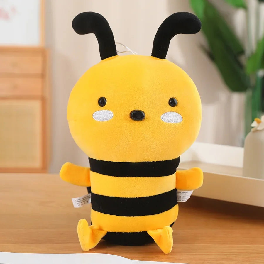 Cute Bee Plush Toy – Soft Cartoon Stuffed Animal, 2 Sizes