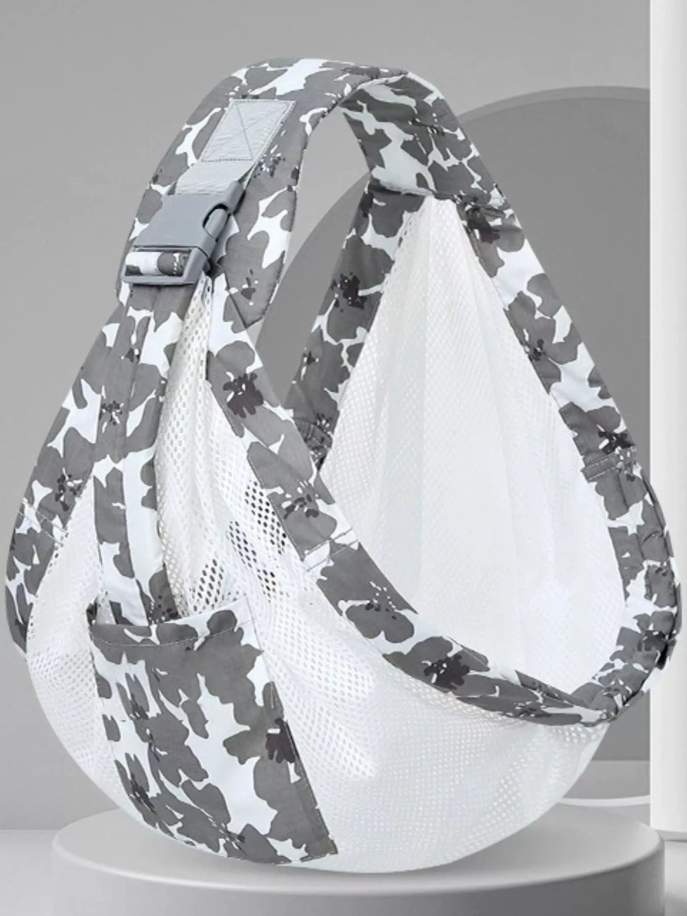 Ergonomic Leaf Print Baby Sling Carrier