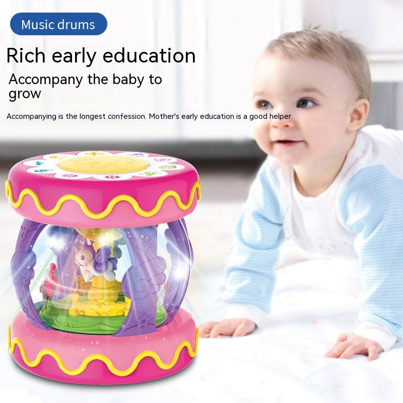 Baby Musical Drum Toy with Lights – Interactive Learning Toy