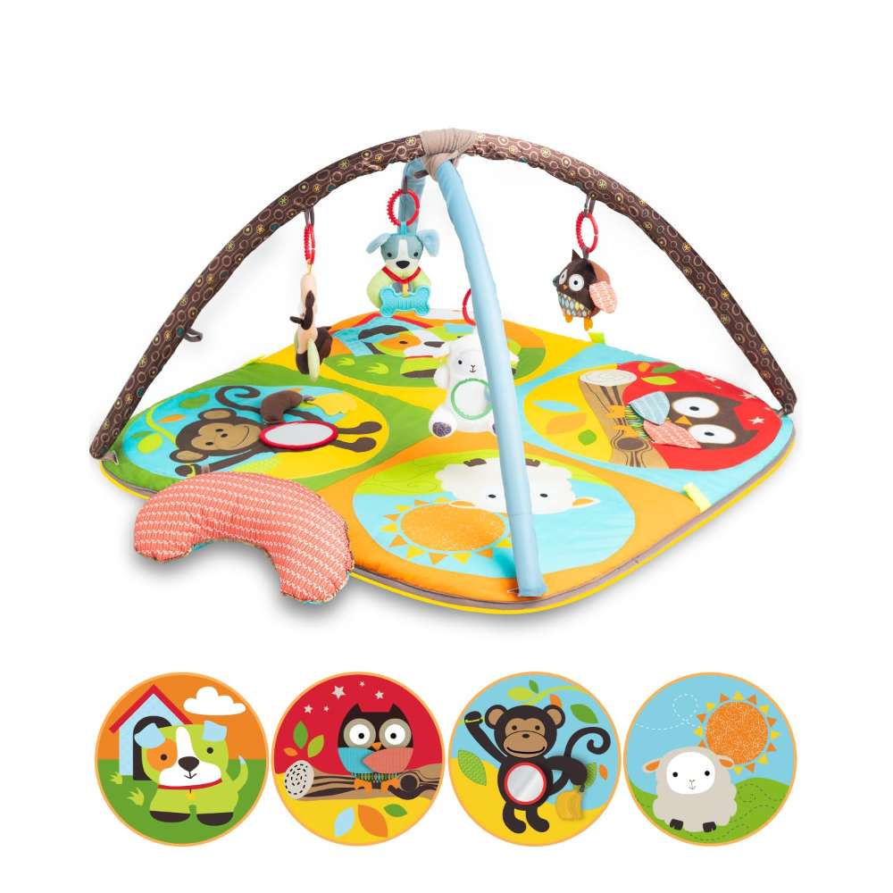 Baby Play Mat Gym with Toys – Thick Soft Activity Mat 0–6M