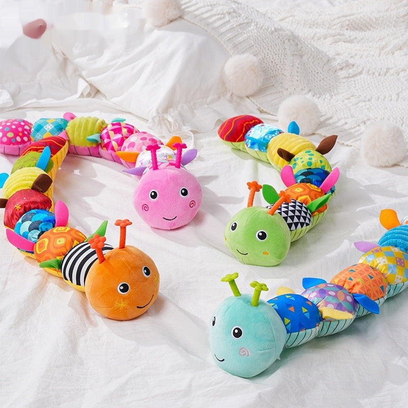 Soft Baby Plush Doll Toy with Teether – Sensory Infant Toy