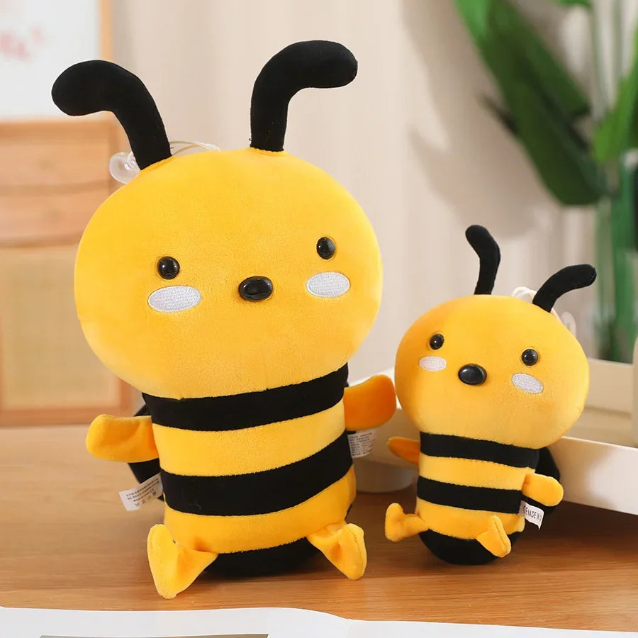 Cute Bee Plush Toy – Soft Cartoon Stuffed Animal, 2 Sizes
