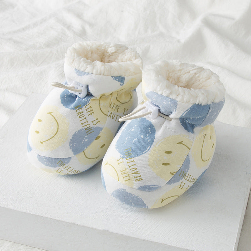 Cozy Baby Shoes – Fleece Soft Sole (1–3Y)
