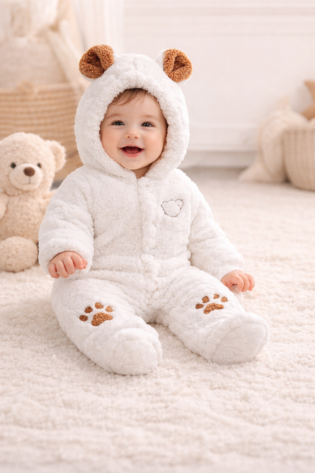 Newborn Baby Onesies Baby Clothes Romper Baby Quilted