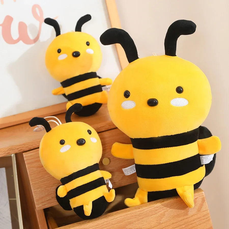 Cute Bee Plush Toy – Soft Cartoon Stuffed Animal, 2 Sizes