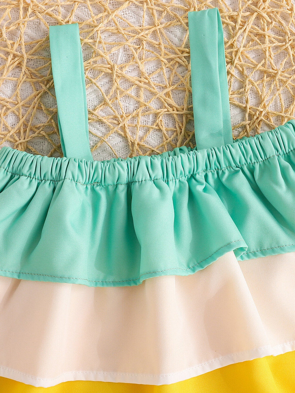 Girls Ruffle Cami & Pineapple Shorts Set