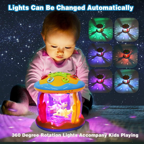Baby Musical Drum Toy with Lights – Interactive Learning Toy