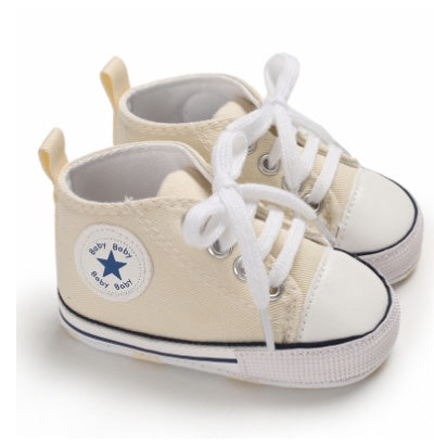 Baby Soft Sole Canvas First Walker Sneakers