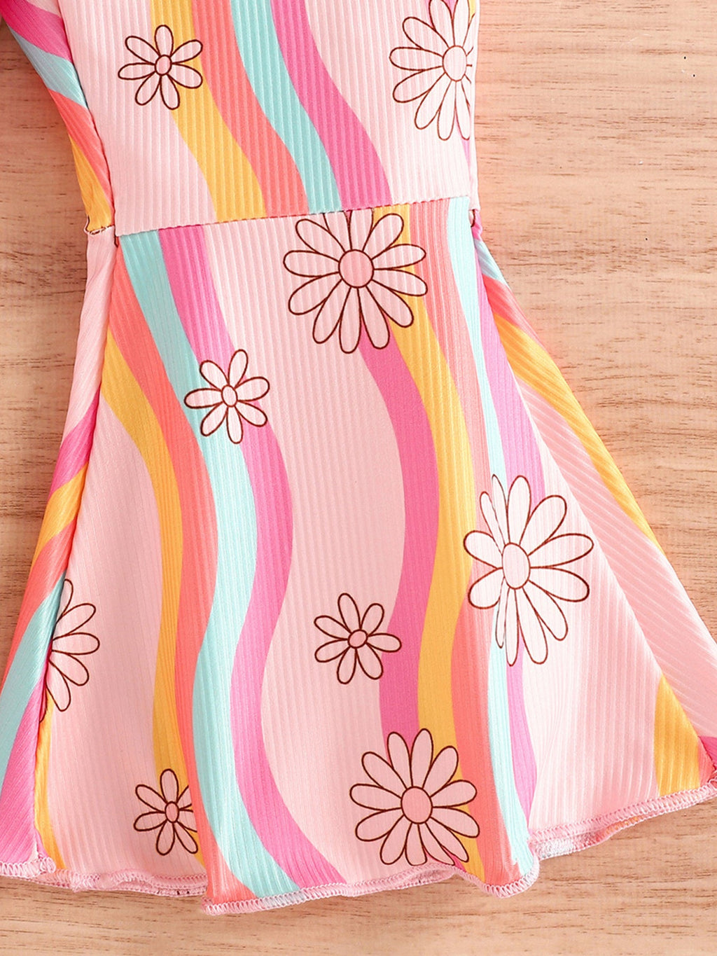 Girls Floral Print Flare Leg Jumpsuit – Cute Summer Outfit