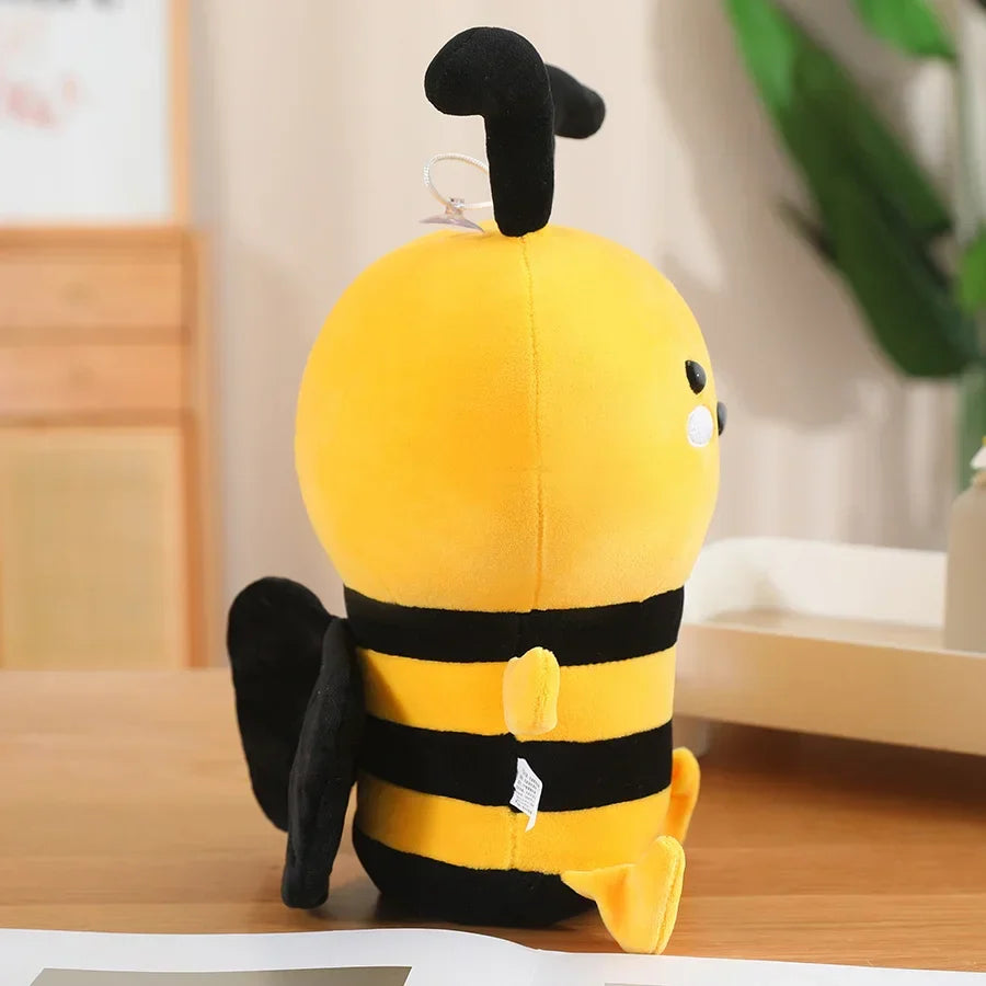 Cute Bee Plush Toy – Soft Cartoon Stuffed Animal, 2 Sizes