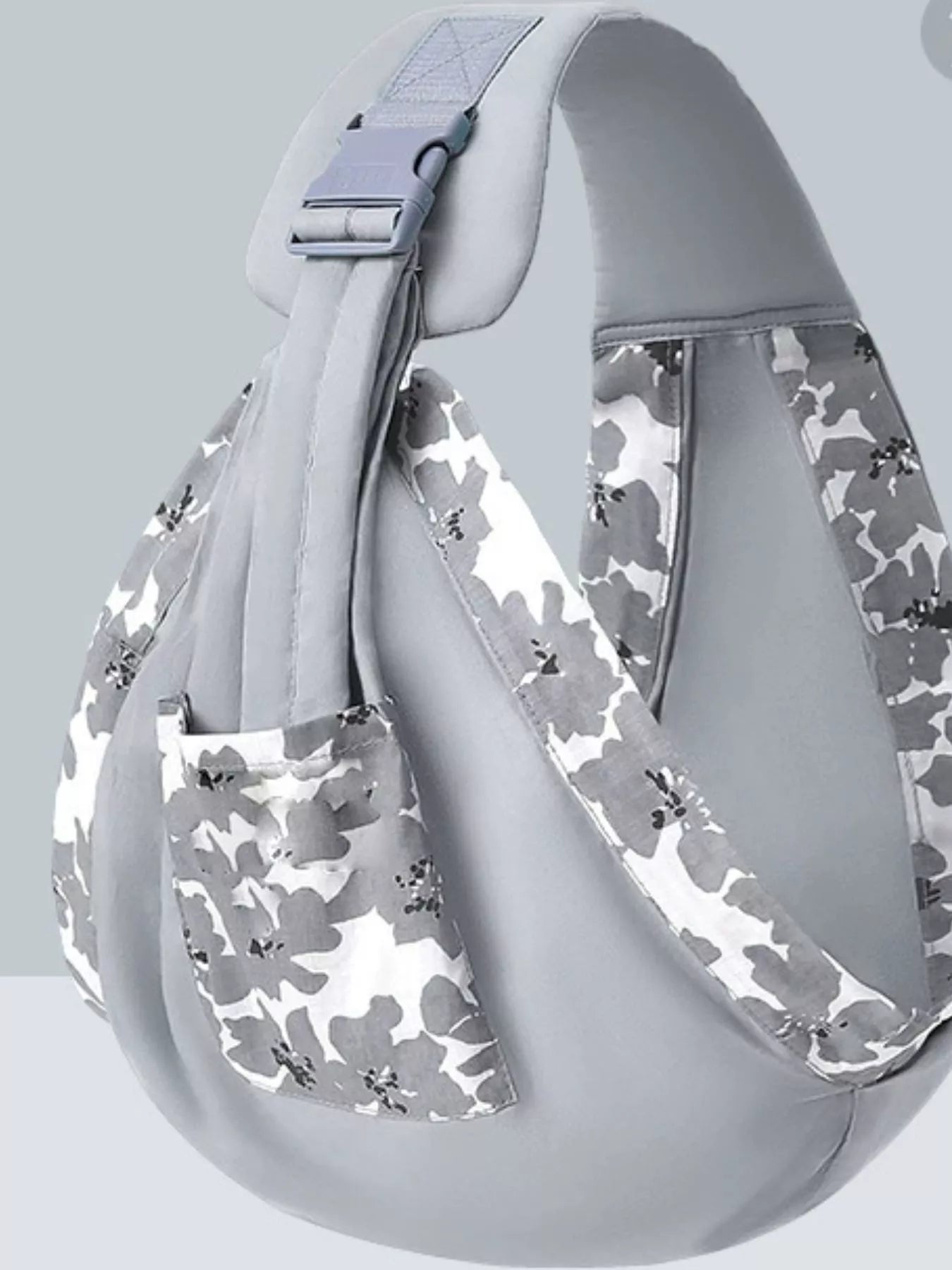Ergonomic Leaf Print Baby Sling Carrier