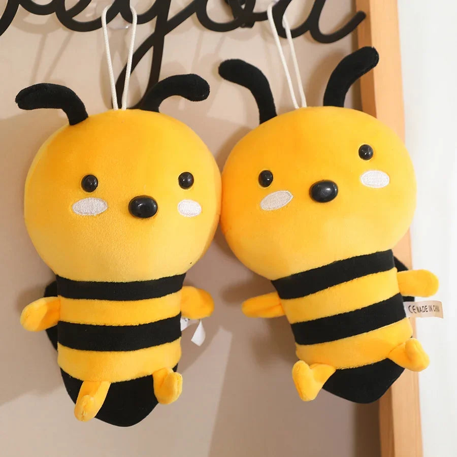 Cute Bee Plush Toy – Soft Cartoon Stuffed Animal, 2 Sizes